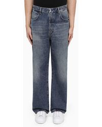 Givenchy - Jeans effetto slavato in denim - Lyst