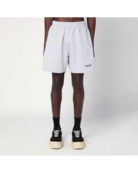 Represent - Short chiaro in cotone con logo - Lyst