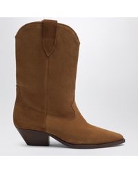 Isabel Marant - Suede Cowboy Ankle Boots With Heel - Lyst