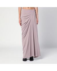Dries Van Noten - Long Draped Skirt For - Lyst