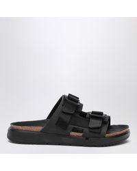 Birkenstock - Shinjuku Leather And Textile Slipper - Lyst