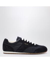 Prada - Fabric And Suede Sneakers - Lyst