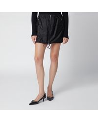 Prada - Mini Gonna Nera - Lyst