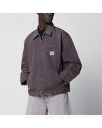 Carhartt - Detroit Shale/Stone Canvas Jacket - Lyst
