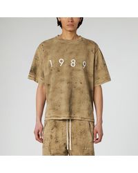 1989 STUDIO - T-shirt Ss Logo Camo - Lyst