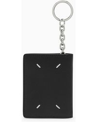 Maison Margiela - Leather Card Case With Key Ring - Lyst