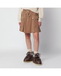 Moncler - Light Cotton-Blend Skirt - Lyst