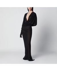 Entire studios - Long Semi-Sheer Dress - Lyst