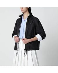 Prada - Vanilla Re-Nylon Zip Blouson - Lyst