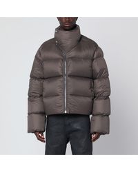 Rick Owens - Powder-Colored Turle Zip Down Jacket - Lyst