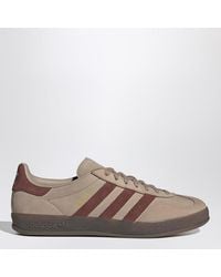 adidas Originals - Sneaker gazelle indoor trace khaki/fox brown/cloud white - Lyst
