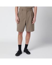 Entire studios - Beige Tailored Shorts - Lyst