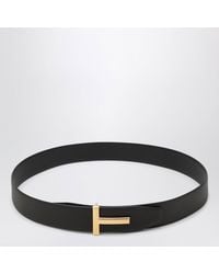 Tom Ford - Reversible T-Icon Grained Leather Belt - Lyst