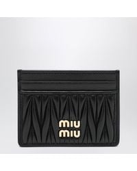 Miu Miu - Matelassé Leather Cardholder - Lyst