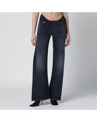 Balenciaga - Jeans With Curved Waist - Lyst