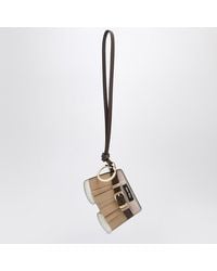 Miu Miu - Trick portachiavi color corda in pelle - Lyst