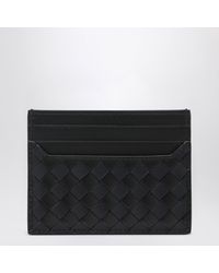 Bottega Veneta - Woven Leather Card Holder - Lyst