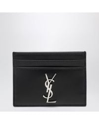 Saint Laurent - Monogram Credit Card Holder - Lyst