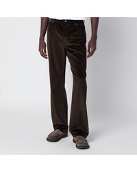 Loewe - Cotton Corduroy Trousers - Lyst