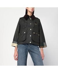 Barbour - Giacca cerata reighton spey color fern/ancient - Lyst