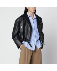 Loewe - Lambskin Biker Jacket - Lyst