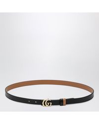 Gucci - Wendegürtel Gg Marmont Aus Leder - Lyst