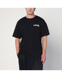 KENZO - Cotton T-Shirt With Logo - Lyst