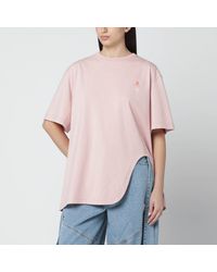 The Attico - T-Shirt With Back Print - Lyst