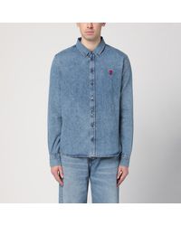 Ami Paris - Adc Denim Shirt - Lyst