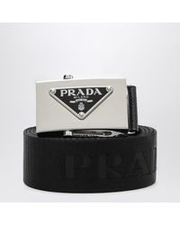 Prada - Re-nylon Belt With Logo Buckle - Lyst