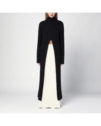 Jil Sander - Abito lungo dolcevita in alpaca - Lyst