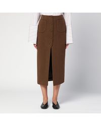Margaux Lonnberg - jagger Midi Skirt - Lyst