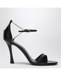 Givenchy - Sandale 4G Liquid 95 Aus Schwarzem Leder - Lyst