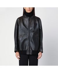 The Row - Leather Zipped Jacket - Lyst