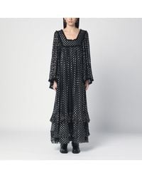 Chloé - Maxi Dress With Lightweight Silk Ruffles - Lyst