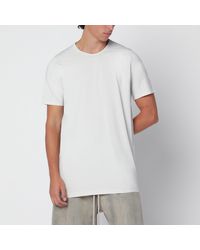 Rick Owens - Level Milk Wash Cotton T-Shirt - Lyst