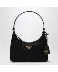 Prada - Borsa a mano re-edition 2005 nera - Lyst