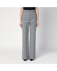 Sportmax - Prince Of Wales Check Pants - Lyst