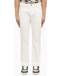 Palm Angels - Jeans With Monogram Embroidery - Lyst