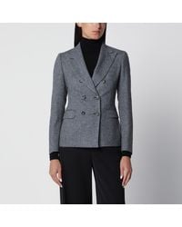 Tagliatore - Double-Breasted Herringbone Wool And Cashmere Jacket - Lyst