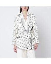 Valentino - Supergrain Jacket With Plusdepois Print - Lyst