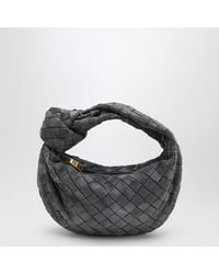 Bottega Veneta - Mini Jodie Tasche Aus Graphit-Wildleder - Lyst