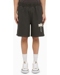 Palm Angels - Bermuda Shorts With Print - Lyst