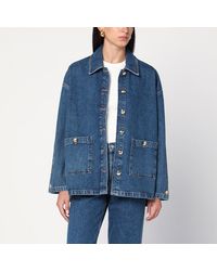 Anine Bing - Giacca luna in denim indigo - Lyst