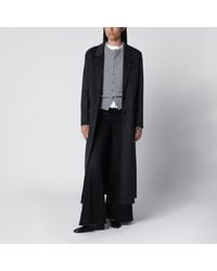 Isabel Marant - Clesa Anthracite Wool And Cashmere Coat - Lyst