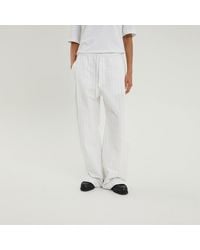 1989 STUDIO - White Striped Boxy Pants - Lyst
