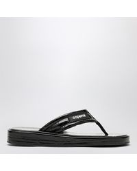 Coperni - Leather Flip-Flop With Logo - Lyst