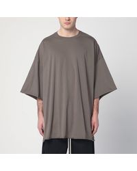 Rick Owens - Oversized Tommy T Powder Cotton T-shirt - Lyst