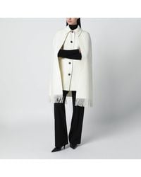 TOTEME - Cape Jacket With Fringes - Lyst