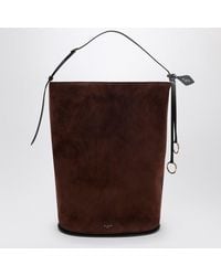 Alaïa - Hip Large Suede Bucket Bag - Lyst